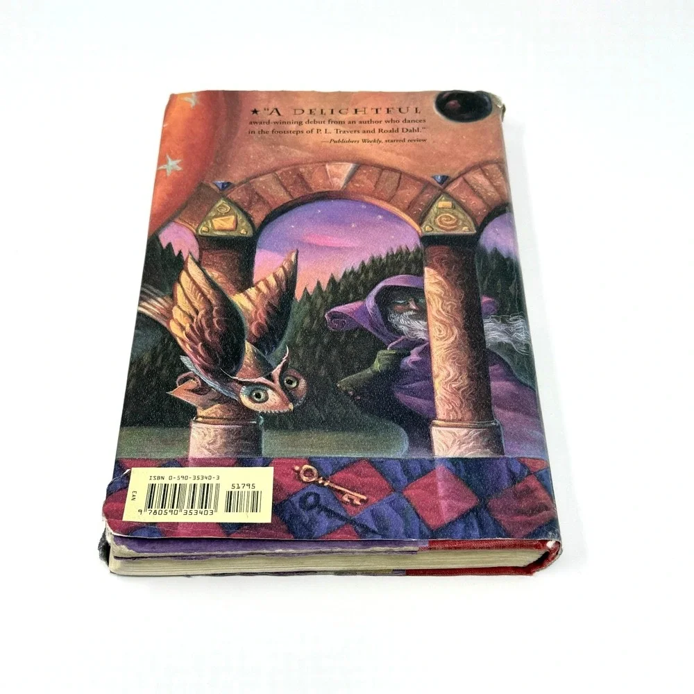 Harry‎ Potter Sorcerers Stone First American Edition 1998 Hardcover DJ